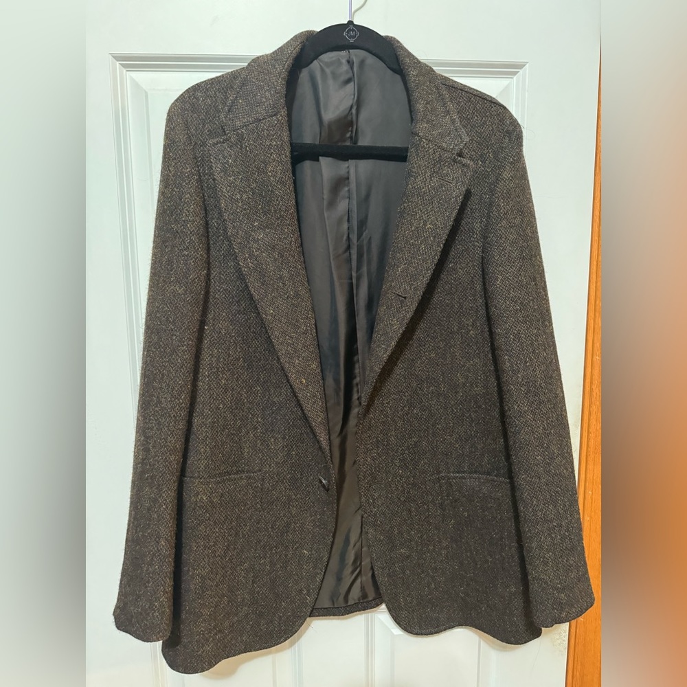 Fairbault Mills Harris Tweed Blazer Size S NWOT